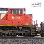 U723 includes the 1st of 3 former SD70ACe demo locos now on the CN roster